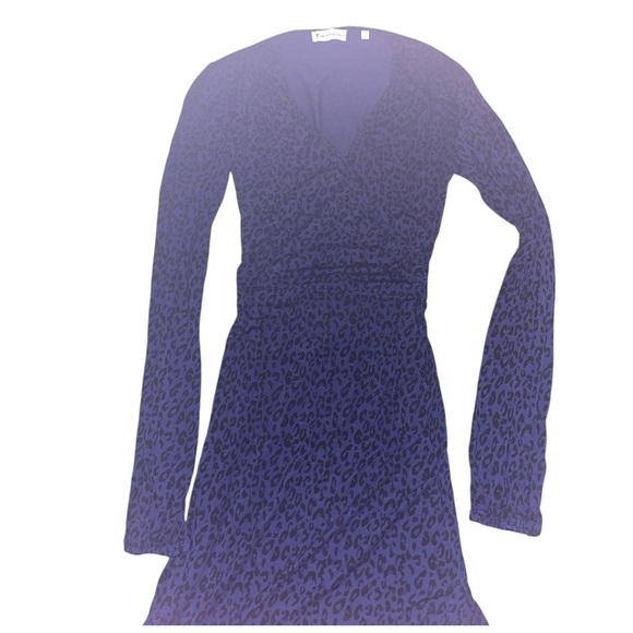 American Tall leopard wrap dress - Picture 3 of 4